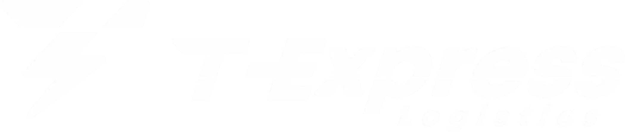 T-Express Logistics logo in white