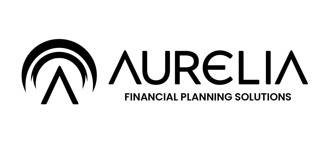New Aurelia logo: a black arch symbol with the letter A, the word AURELIA and the line Financial Planning Solutions
