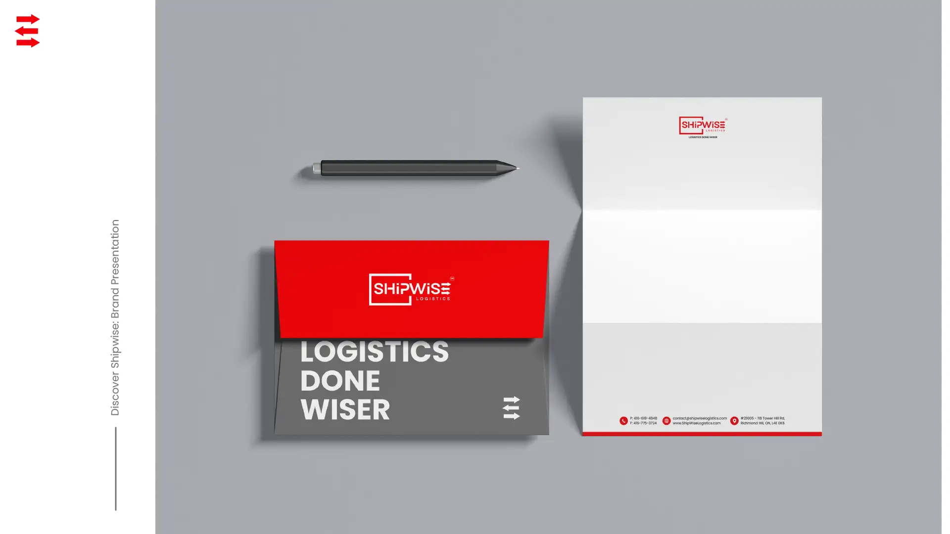 Shipwise red envelope and letterhead