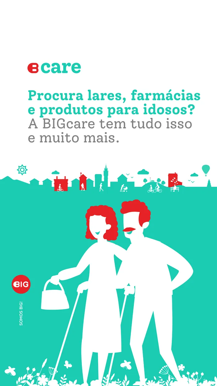 BIGcare social post: looking for homes, pharmacies and products for seniors