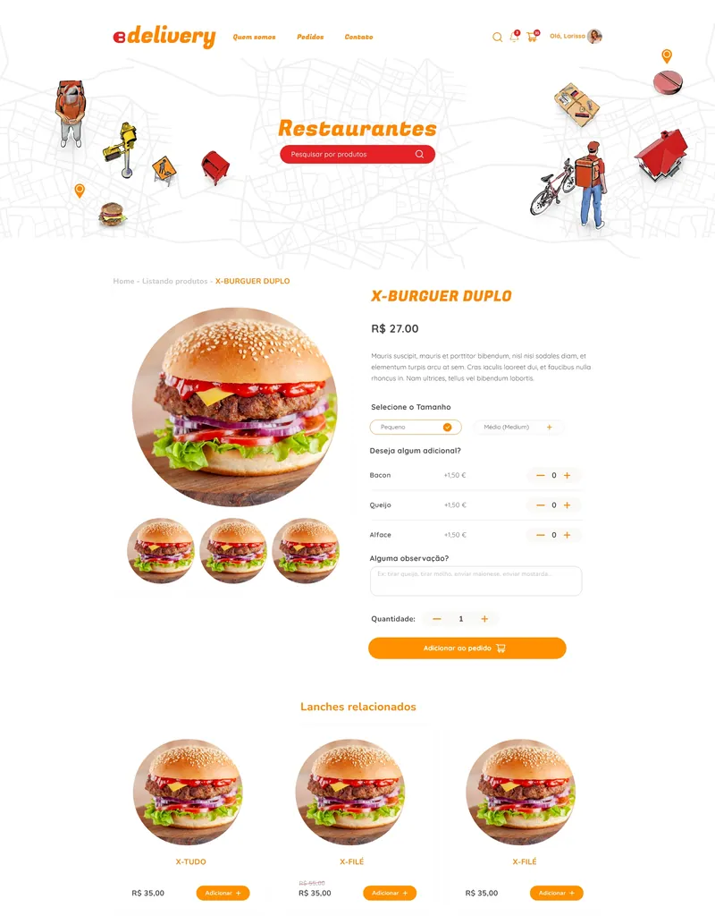 BIGdelivery app product page