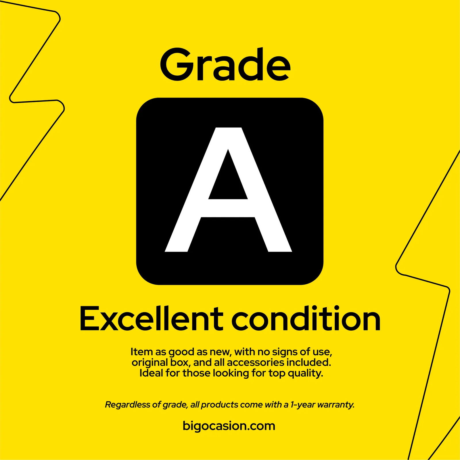 BIGocasion grade A poster: excellent condition