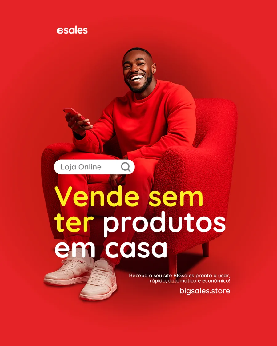 BIGsales social post: sell without stock at home