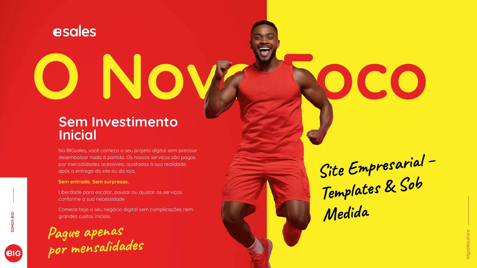 BIGsales slide: the new focus, no initial investment