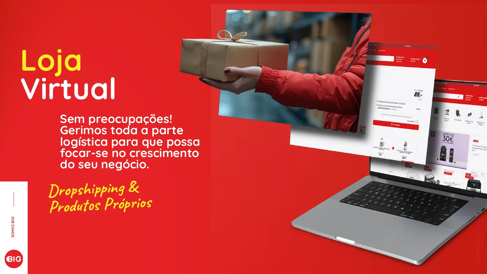 BIGsales slide: virtual store with dropshipping