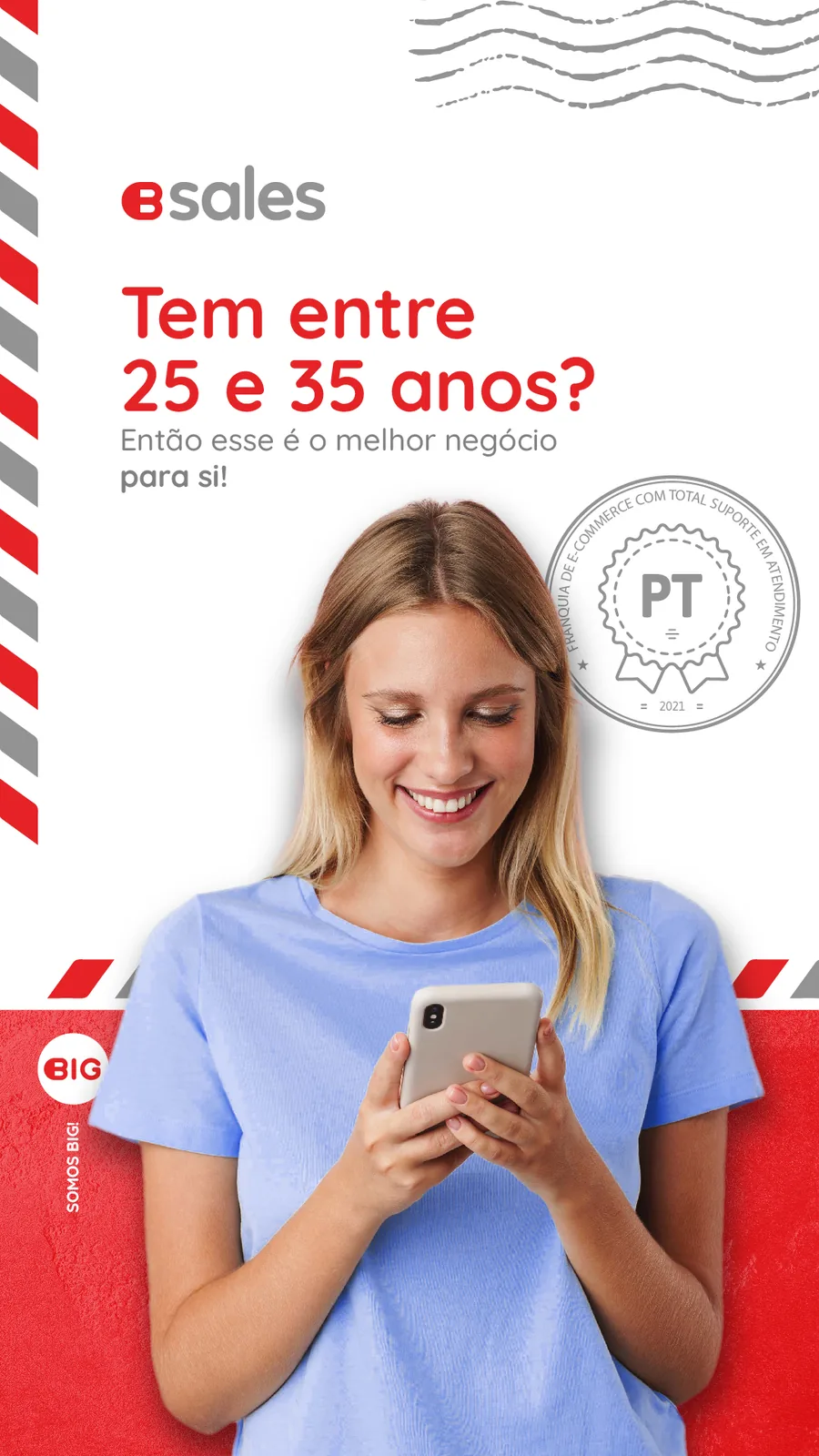 BIGsales story ad, between 25 and 35