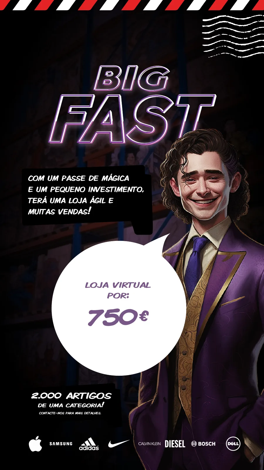 BIG Fast plan hero, 750 euros