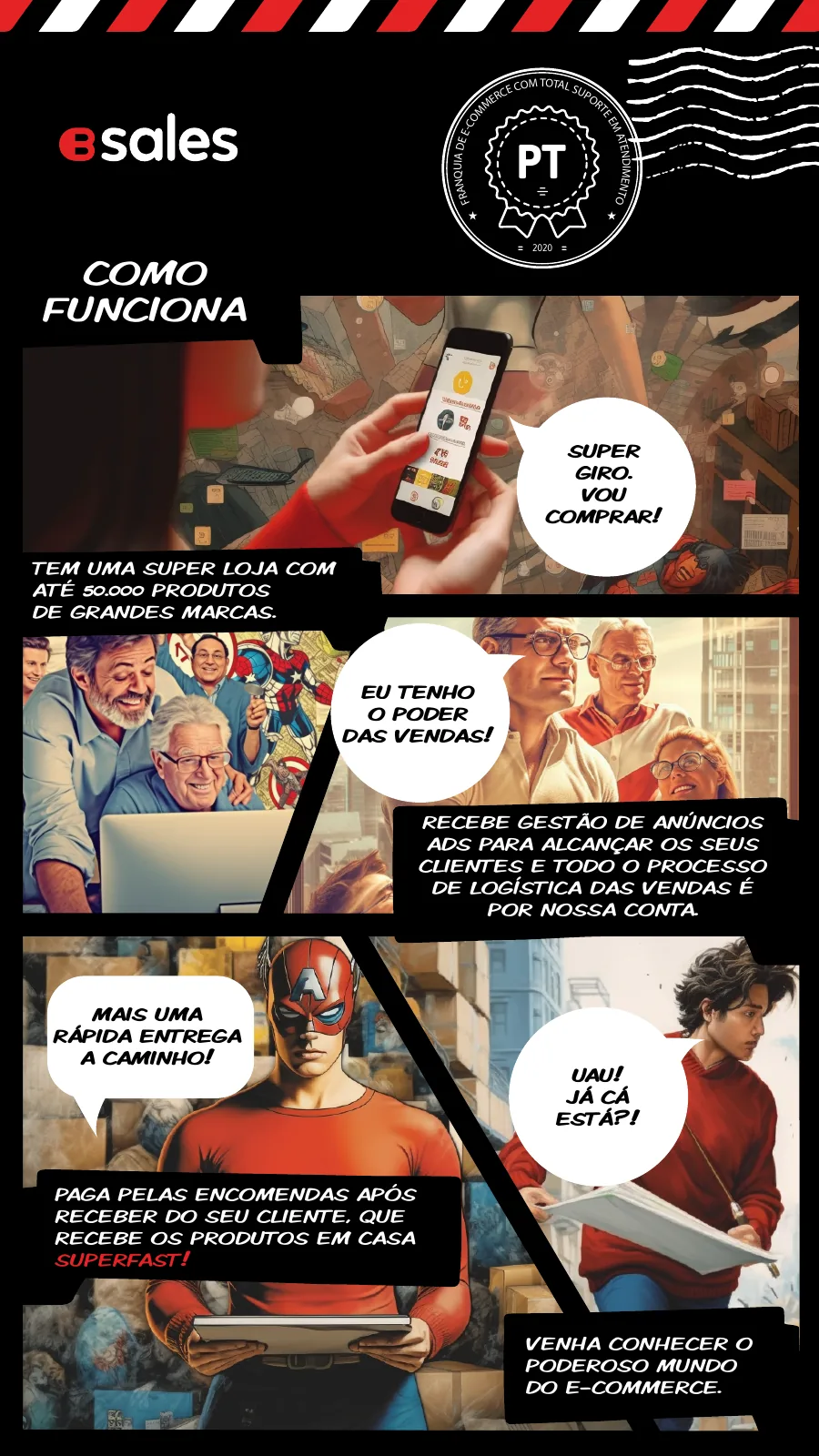 The BIG Heroes comic page, how it works