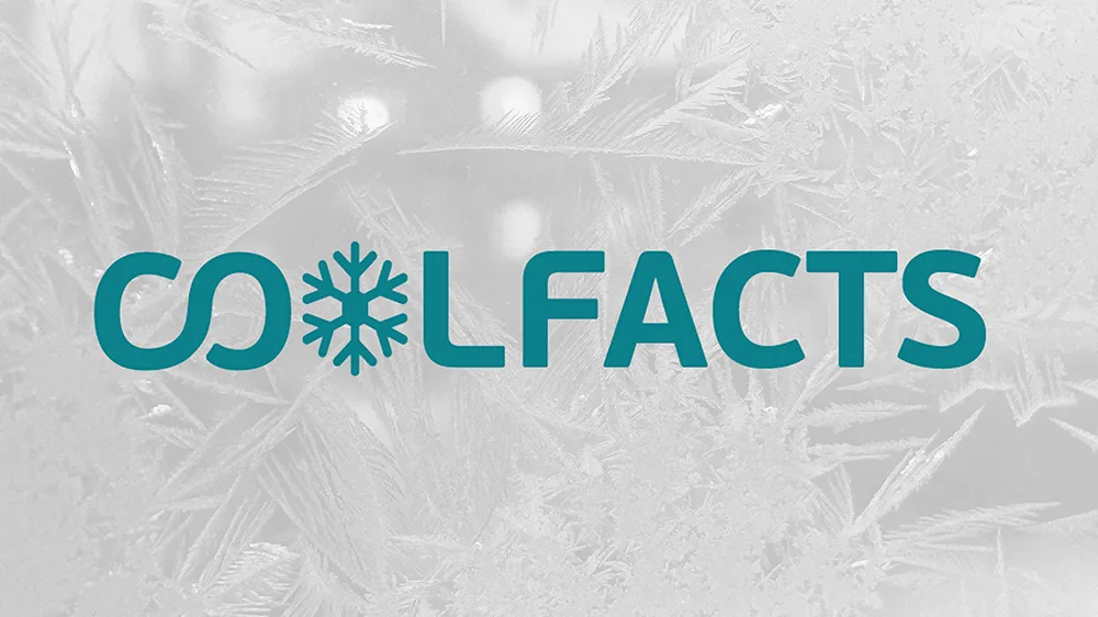 Coolfacts wordmark on a frosted background