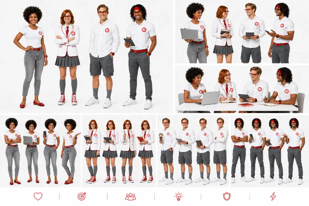 BIGsales character model sheet 3